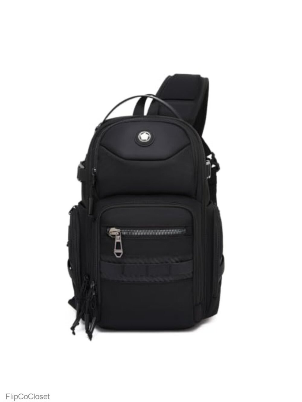 OZUKO Men's Waterproof Oxford Crossbody Sling Bag Travel Work 9.7" Tablet